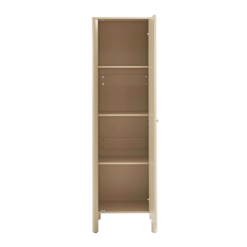 Armoire CLEO laqué beige 1 porte