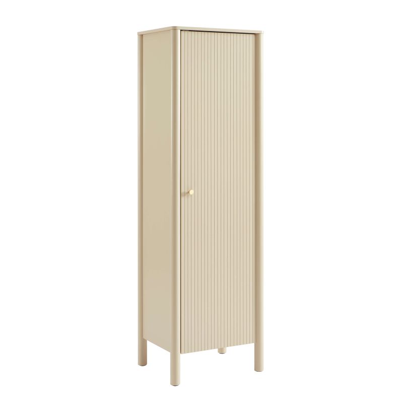 Armoire CLEO laqué beige 1 porte