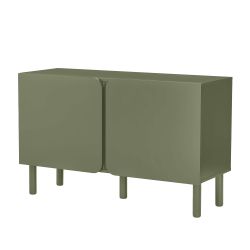Buffet BRAGA vert 2 portes 120cm