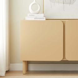 Buffet BRAGA beige 2 portes 120cm