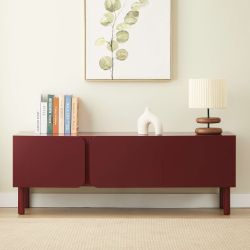 Meuble TV BRAGA terracotta 3 portes 150cm