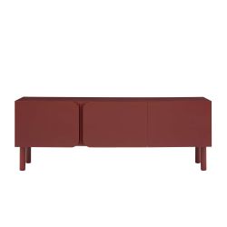 Meuble TV BRAGA terracotta 3 portes 150cm