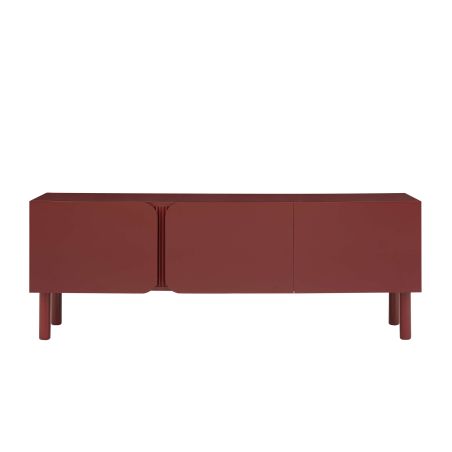 Meuble TV BRAGA terracotta 3 portes 150cm