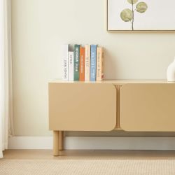 Meuble TV BRAGA beige 3 portes 150cm