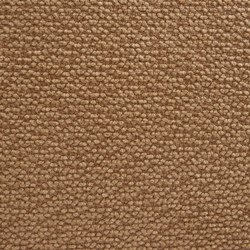 Lit coffre LAVINIA tissu chenille caramel 160x200 sommier inclus