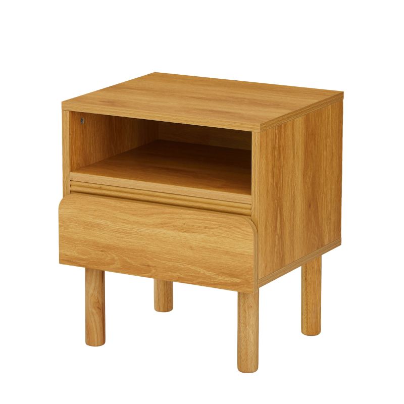 Table de chevet ORO effet chêne 1 tiroir