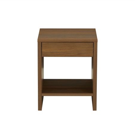 Table de chevet LIMA effet noyer 1 tiroir