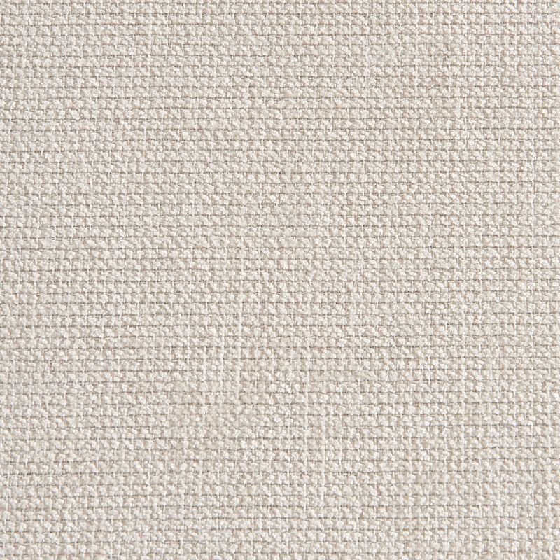 Fauteuil de table ABELIA velours blanc et pieds métal noir