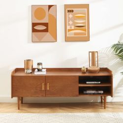 Meuble TV TWIGGY placage frêne 150cm