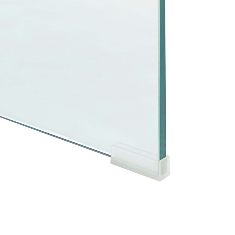 Table basse GINZAverre trempé transparent 120cm