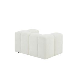 Fauteuil fixe TASTA 1 place tissu beige