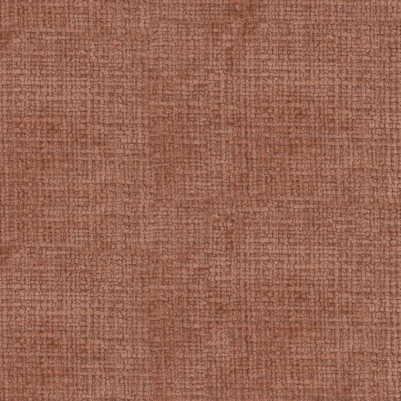 Canapé droit fixe NUNA 4/5 places tissu terracotta