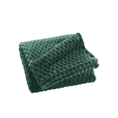 Plaid doux BOFY cèdre 125x150 cm