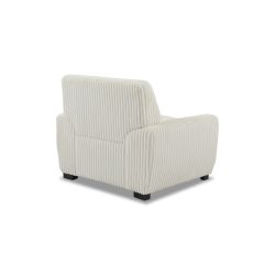 Fauteuil fixe ADEA 1 place velours côtelé beige