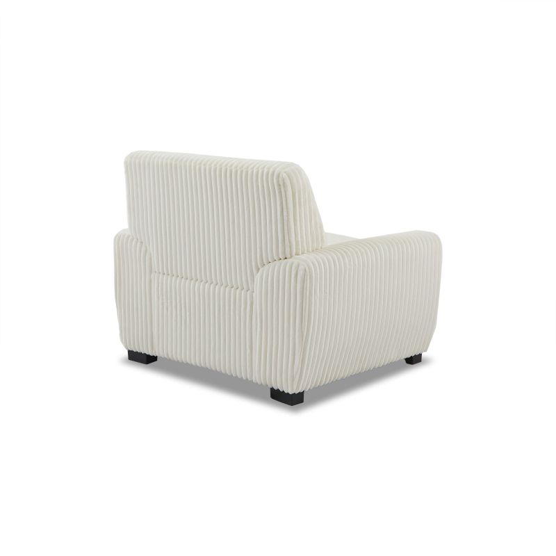 Fauteuil fixe ADEA 1 place velours côtelé beige