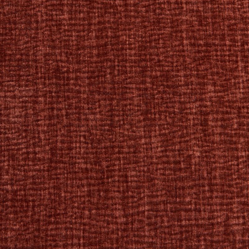 Canapé droit fixe NIKKI 2 places velours texturé terracotta