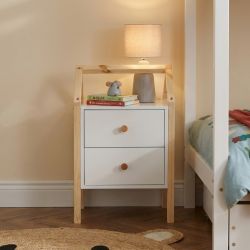 Table de chevet enfant TINY blanc