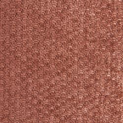 Canapé droit MATILDA 2 places tissu chenille rouge brique