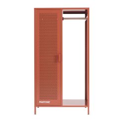 Vestiaire PANTONE métal terracotta avec penderie h145cm