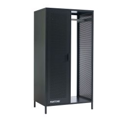 Vestiaire PANTONE métal gris anthracite avec penderie h145cm