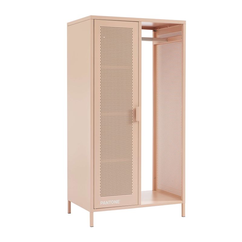 Vestiaire PANTONE métal rose blush avec penderie h145cm