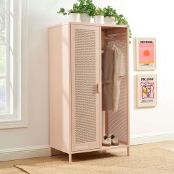 Vestiaire PANTONE métal rose blush avec penderie h145cm