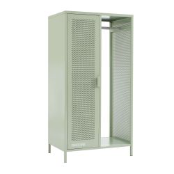 Vestiaire PANTONE métal vert amande avec penderie h145cm