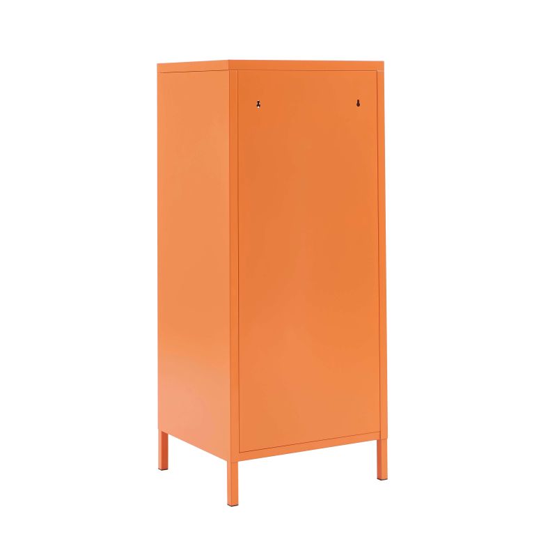Caisson de bureau PANTONE métal orange h105cm