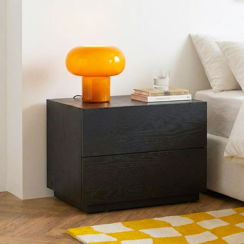 Table de chevet à led MORPHEE noire