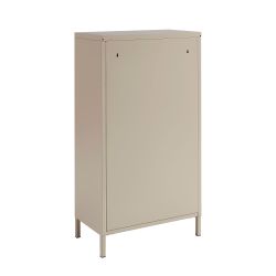 Meuble à chaussures PANTONE métal taupe 55cm