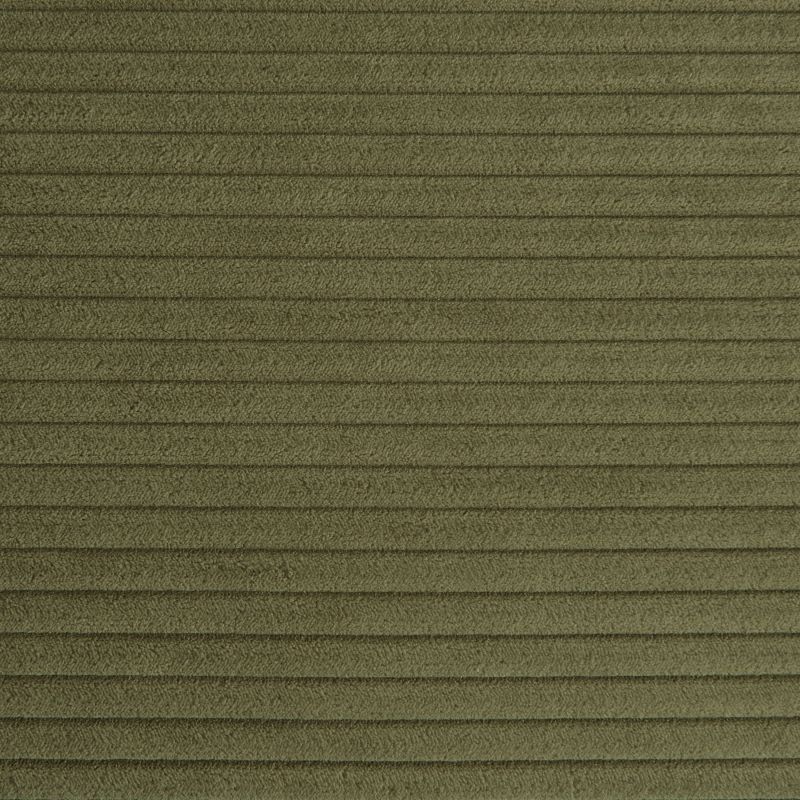 Canapé droit convertible CIBOLA 3 places velours côtelé vert