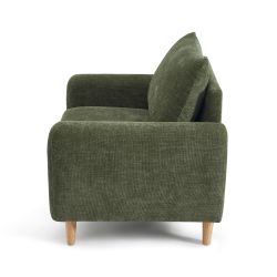 Fauteuil fixe CALIBA 1 place tissu chenille vert