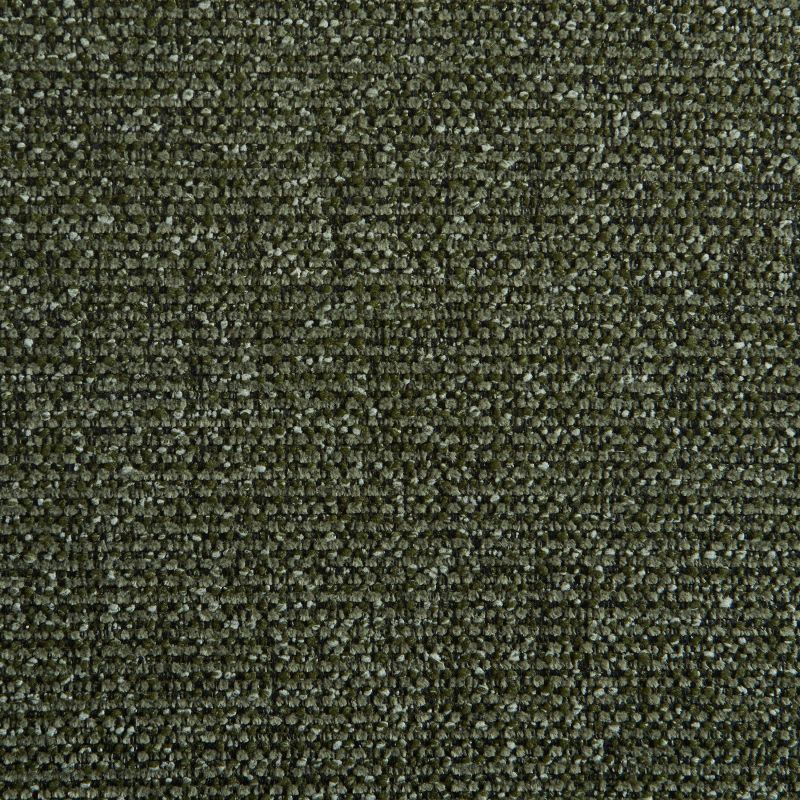 Lot de 2 chaises MOE tissu vert foncé pieds effet bois