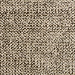 Lot de 2 chaises MOE tissu marron clair pieds effet bois