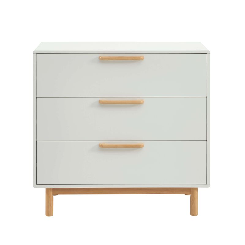 Commode enfant ROME blanc 3 tiroirs 90cm