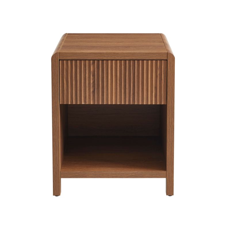 Table de chevet UTICA effet noyer