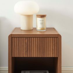 Table de chevet UTICA effet noyer