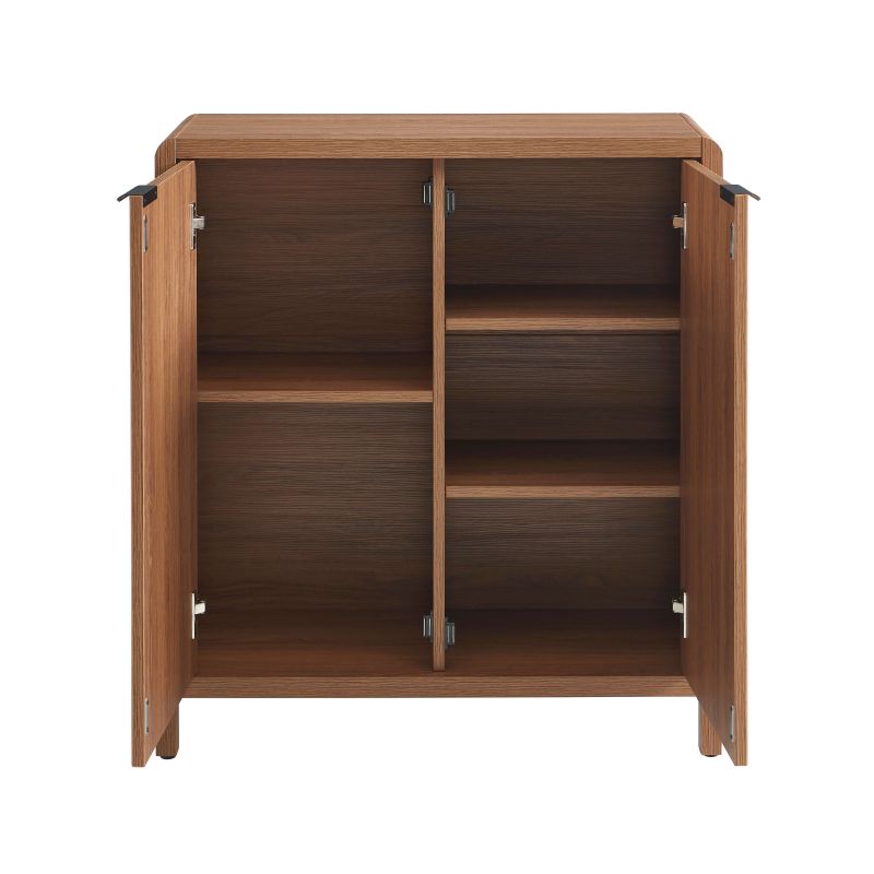 Buffet UTICA effet noyer 2 portes 75cm