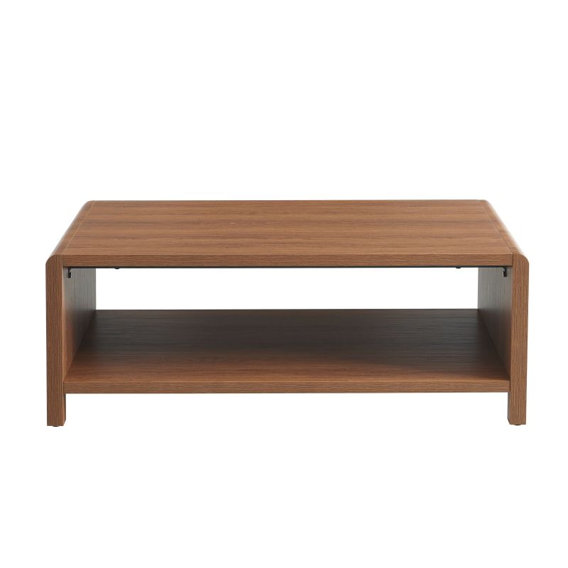 Table basse UTICA effet noyer