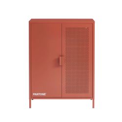 Buffet PANTONE métal terracotta h100cm