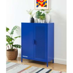 Buffet PANTONE métal bleu électrique h100cm