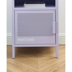 Table de chevet PANTONEmétal lilas 40cm