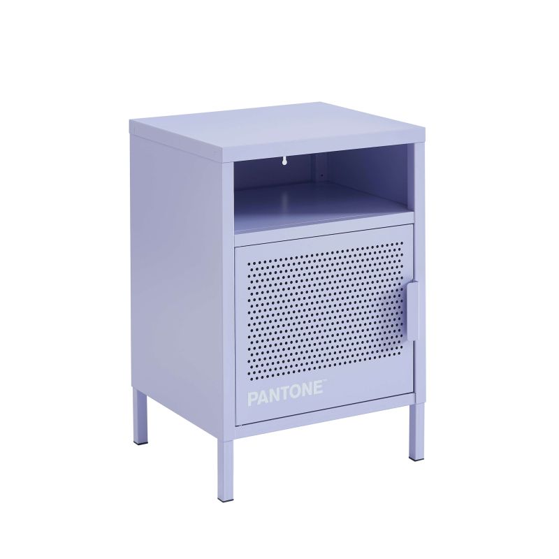 Table de chevet PANTONEmétal lilas 40cm