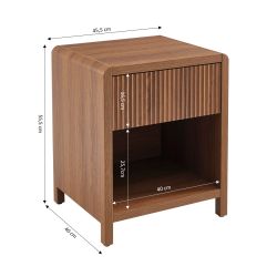 Table de chevet UTICAeffet noyer