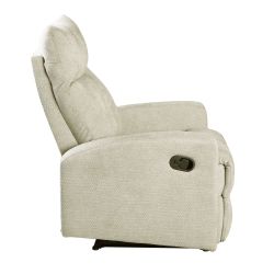 Fauteuil relax manuel ANTARES 1 place tissu beige