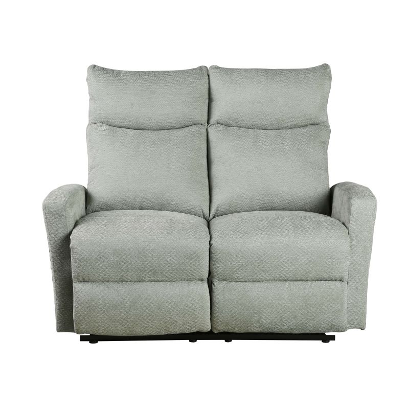 Canapé relax manuel ANTARES 2 places tissu vert