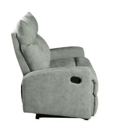 Canapé relax manuel ANTARES 2 places tissu vert