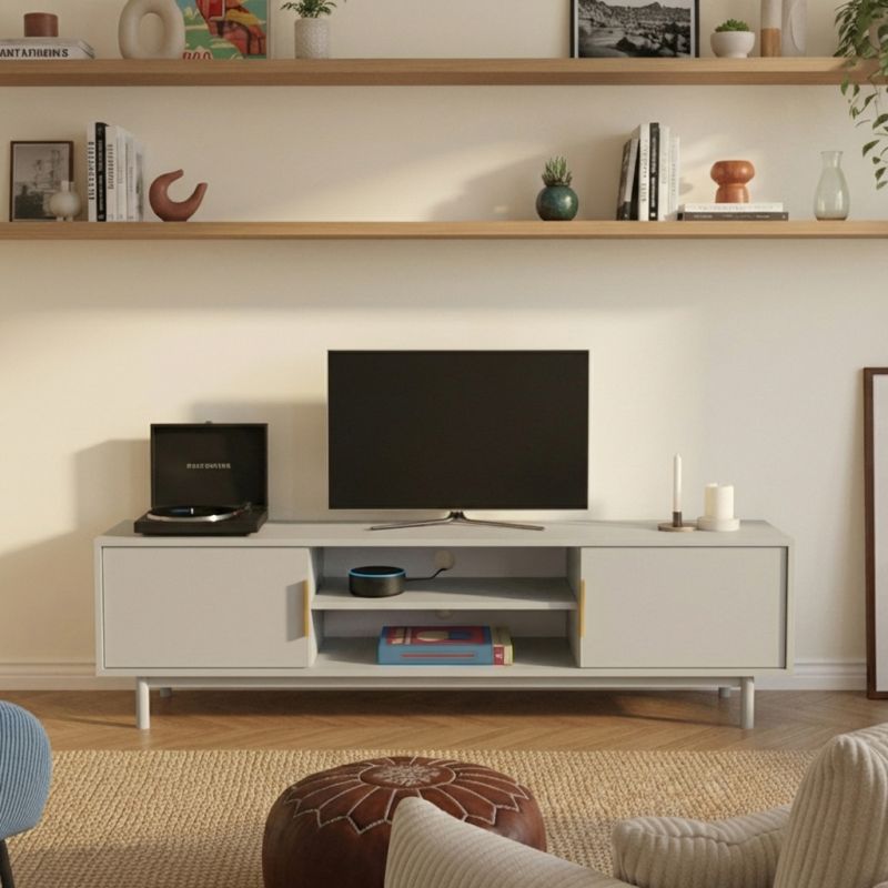 Meuble TV JONAcoloris cachemire 154cm