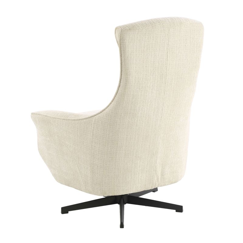 Fauteuil relax électrique rotatif COCHYRE 1 place tissu beige