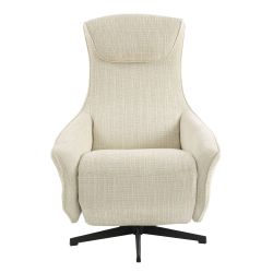 Fauteuil relax électrique rotatif COCHYRE 1 place tissu beige